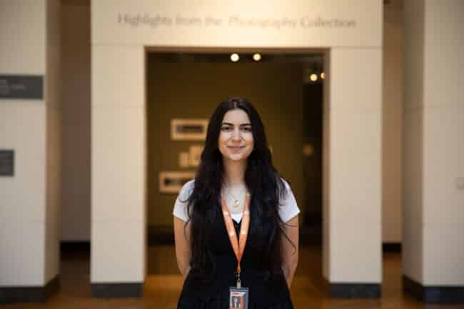 Intern Angelina Boughanem
